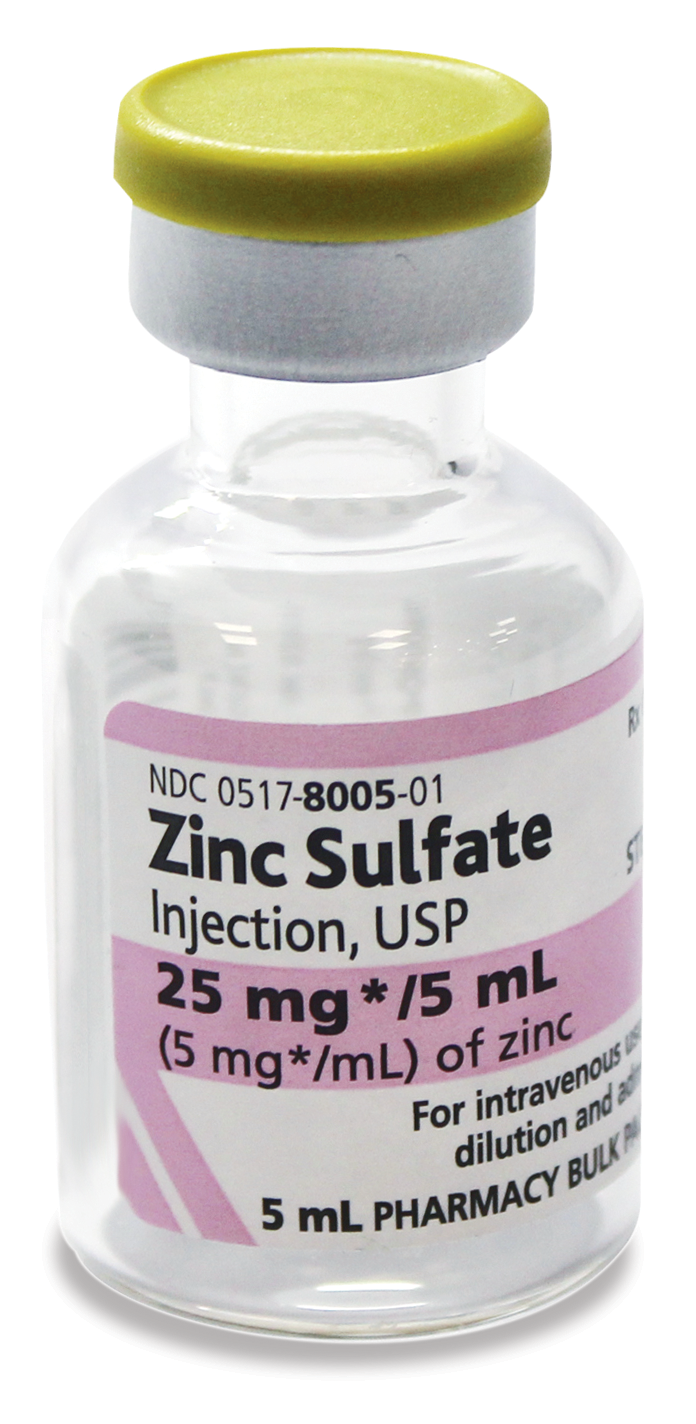 Zinc Sulfate Vial Image